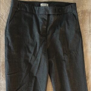Van Heusen Charcoal Herringbone Pants